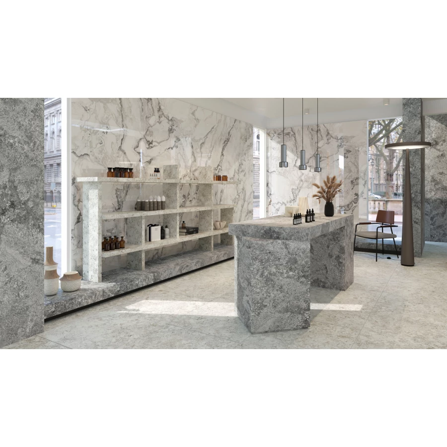 Керамогранит Atlas Concorde Forte Dei Marmi Quark Oyster White Matt Rett матовый белый 610010002966 80х80 см