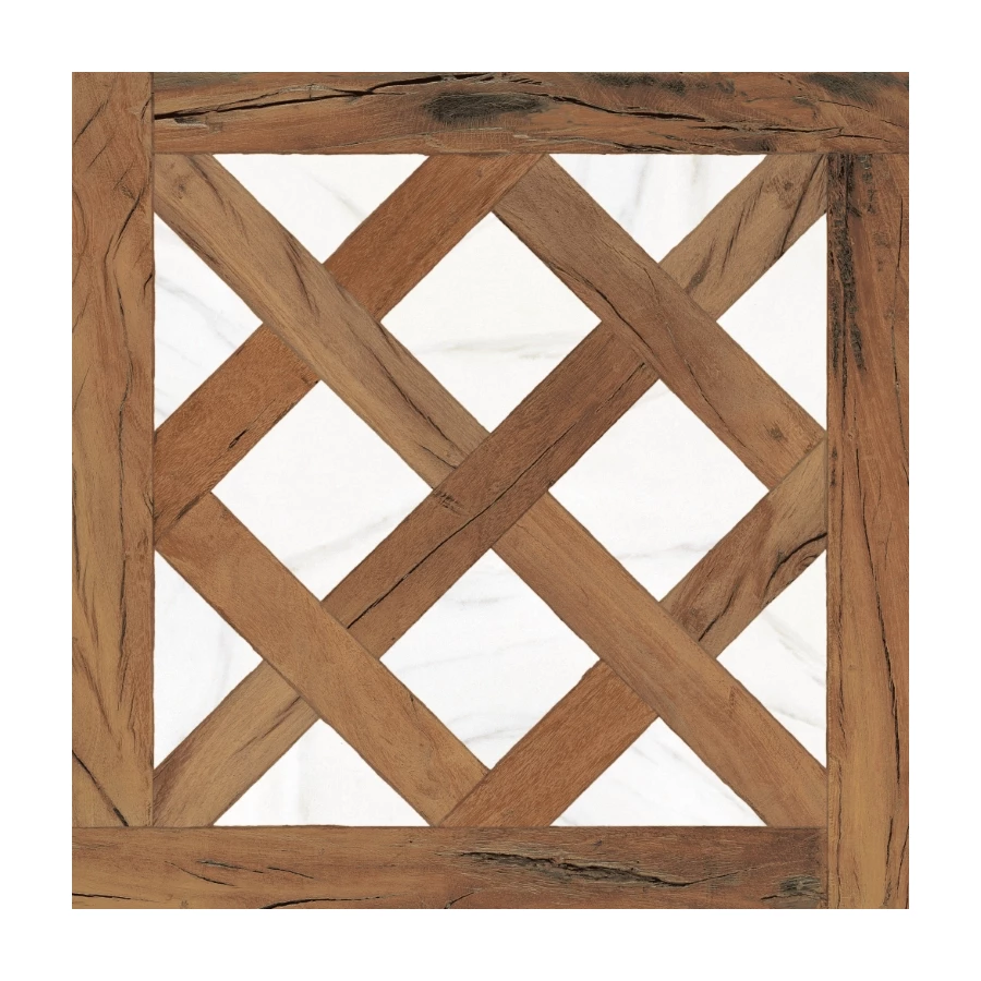 Плитка напольная Peronda FS Forest Mix матовая бело-коричневая 0100338321 45x45 см