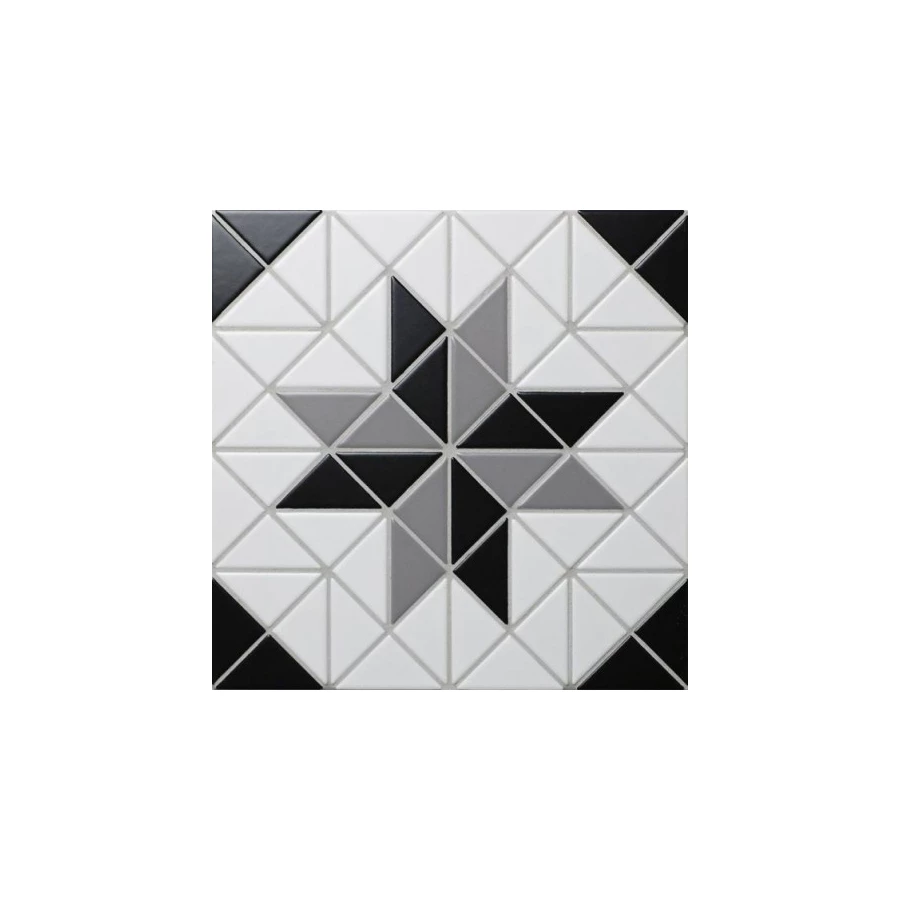 Мозаика StarMosaic Albion Astra Grey матовая серая TR2-CL-BL2 25,9х25,9 см