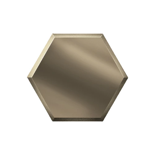 Зеркальная бронзовая плитка ДСТ СОТА СОЗБ1 20х17,3 см