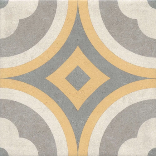 Декор Kerama Marazzi Эрмитаж 6 матовый желтый VT/A465/5009 20x20 см