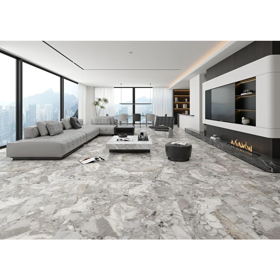 Керамогранит Basconi Home Aragonite белый BHC-6006 120х60 см