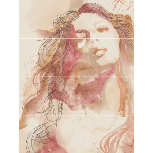 Панно Europa Ceramica Nina Crema (из 4-х плиток ) 75x100