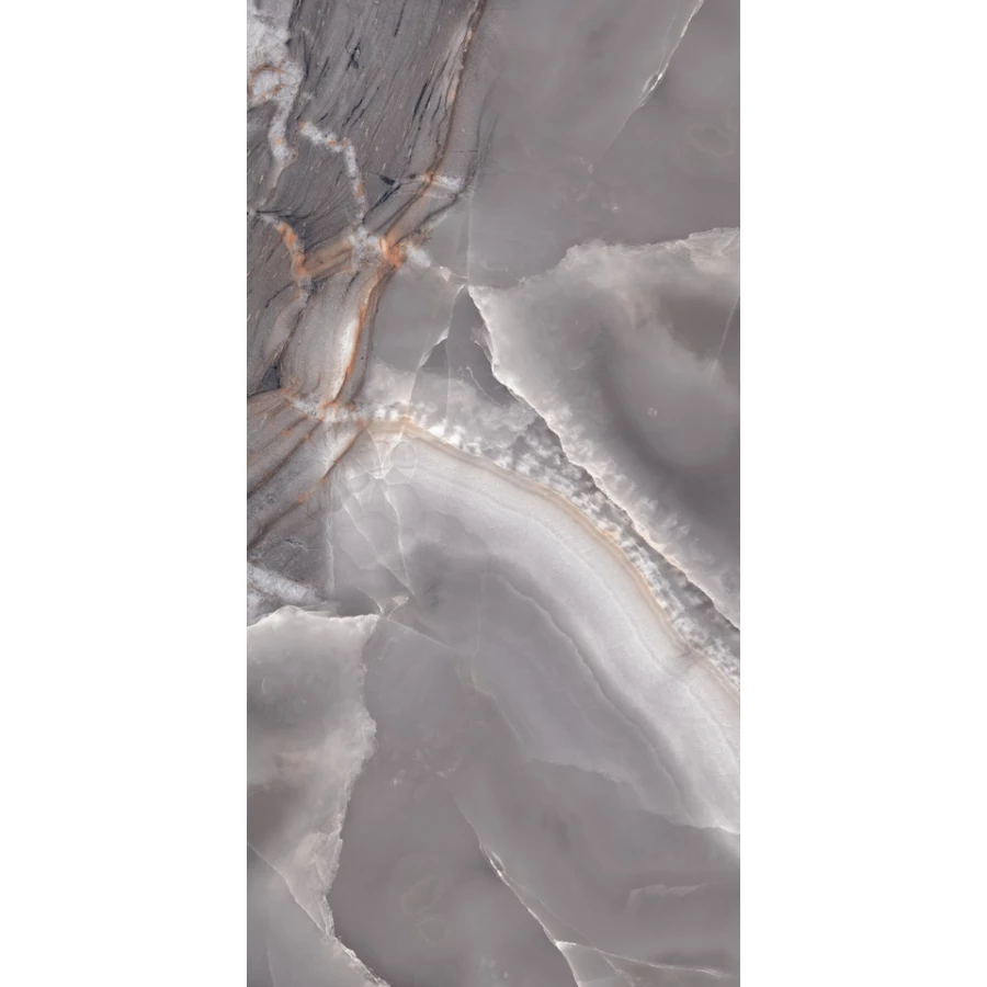 Керамогранит Maimoon Ceramica Maimoon Opera onyx grey 160х80 см