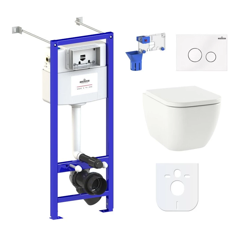 Унитаз Lavinia Boho Relfix One Compacto 87050155 (комплект 7 в 1)