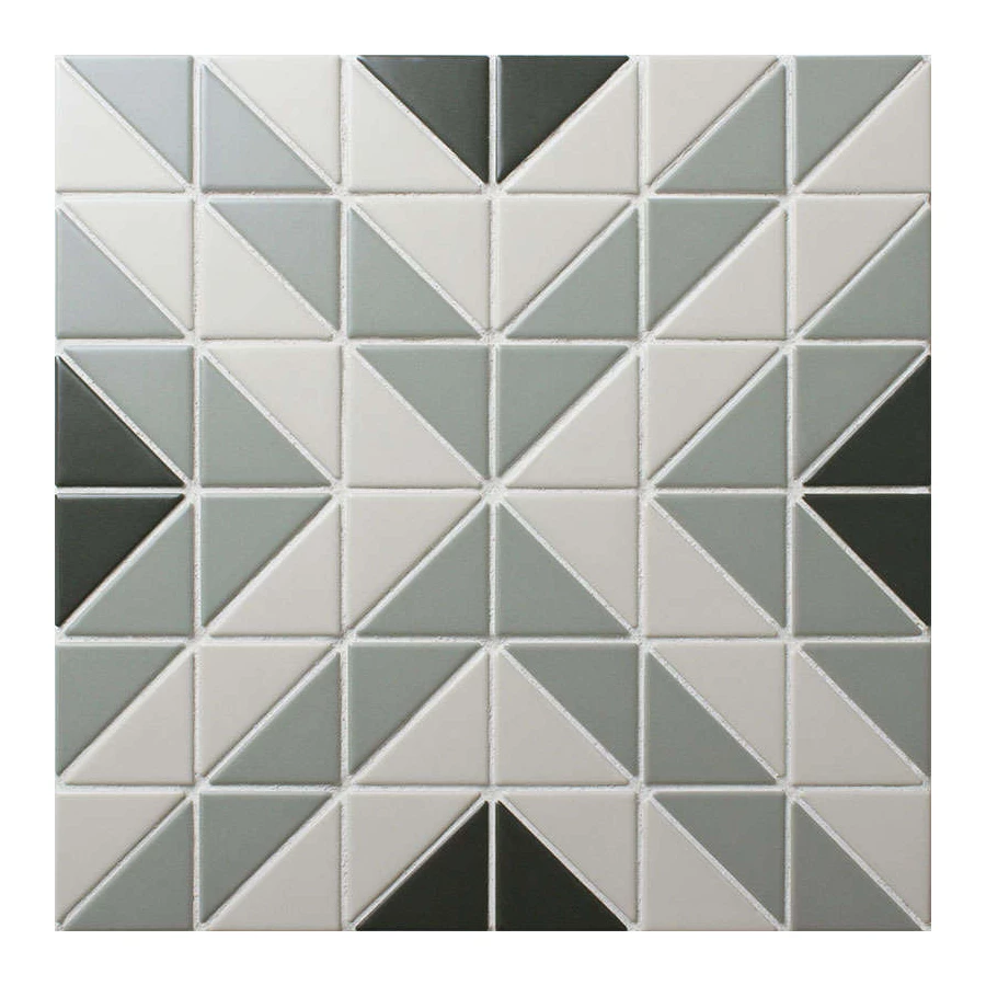 Керамическая мозаика Starmosaic Cube Olive 27,5х27,5 см