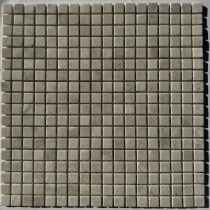 Мозаика Pixel mosaic Мрамор Cappucino чип 15х15 мм сетка Матовая PIX 321 30,5х30,5 см