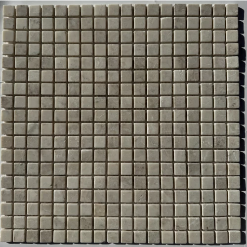 Мозаика Pixel mosaic Мрамор Cappucino чип 15х15 мм сетка Матовая PIX 321 30,5х30,5 см