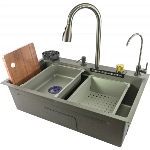 Мойка Fmark для кухни многофункциональная FSC003T 75x46 см