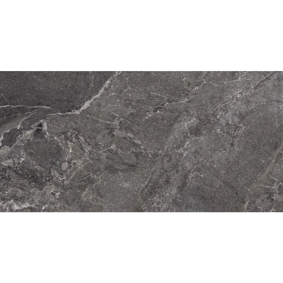 Керамогранит New Trend Karakum Dark лаппатированный карвинг чёрный D120258L 120х60 см