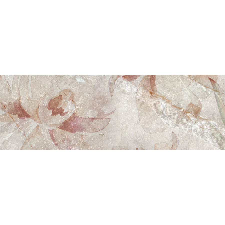 Плита настенная Global Tile Fiona декор 2 бежевый 25*75 см