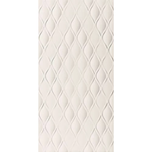 Плитка настенная Marca Corona 4D Drop White Matt Rett D731 80х40 см