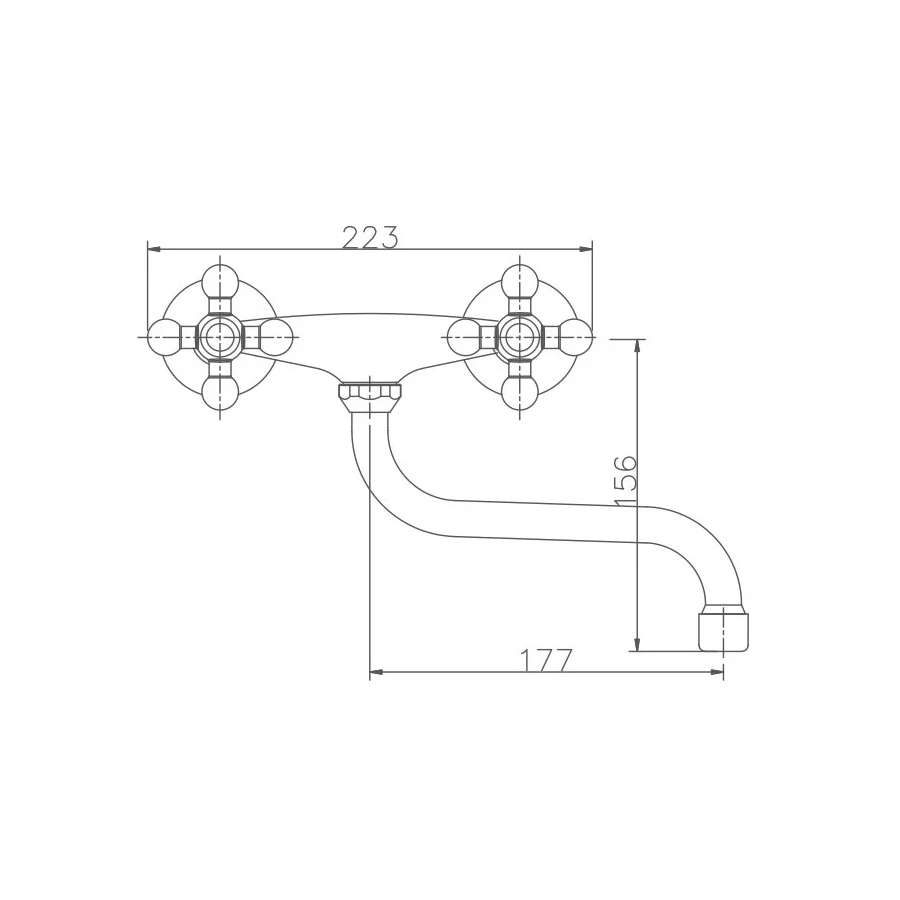 Смеситель для кухни Haiba HB4319