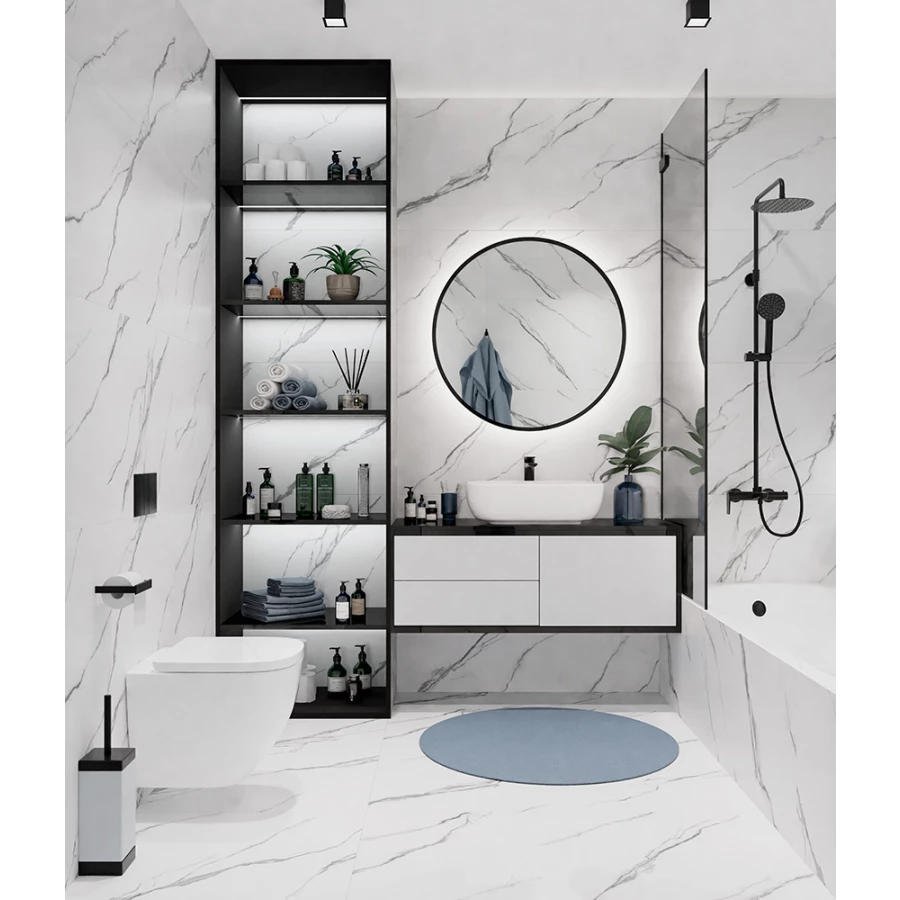 Керамогранит Авиталь / Avitalʹ матовый белый TP612M001 120x60 см