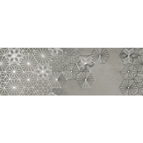 Декор Ibero Dec debod grey a 25*75