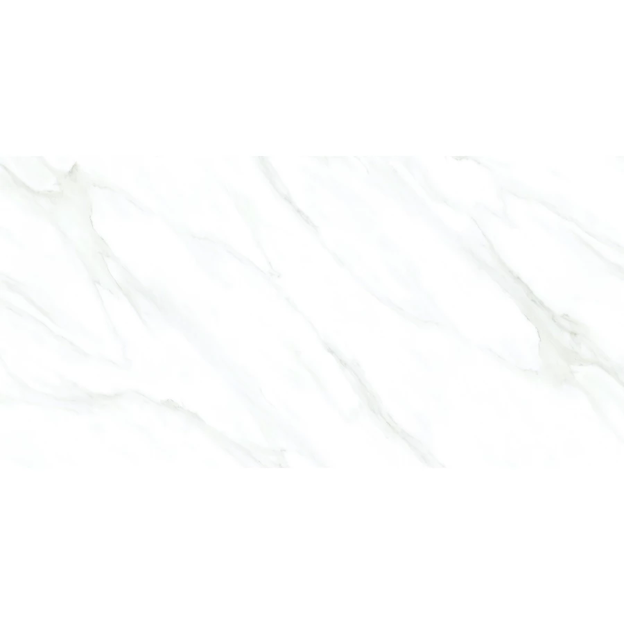 Керамогранит lamore Ceramic Gloss 60х120 Statuario Pearl глянцевый белый 60/120-058 120х60 см
