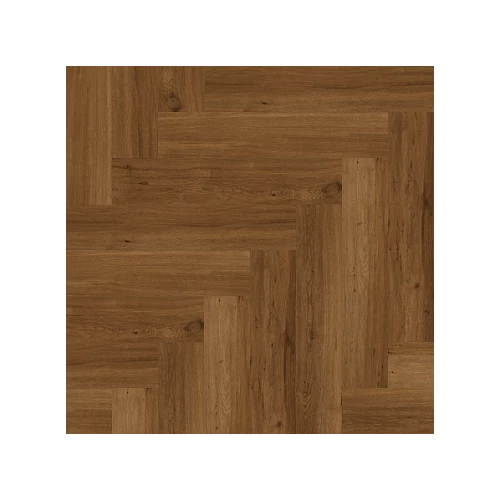 Кварцвиниловая плитка SPC Creto EcoParquet Английская елка Дуб натуральный Honey коричневая CR66203 43 класс 4 мм