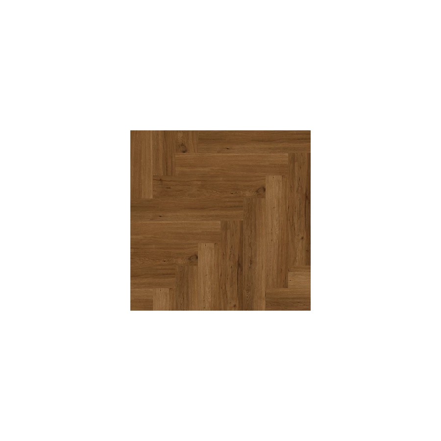 Кварцвиниловая плитка SPC Creto EcoParquet Английская елка Дуб натуральный Honey коричневая CR66203 43 класс 4 мм