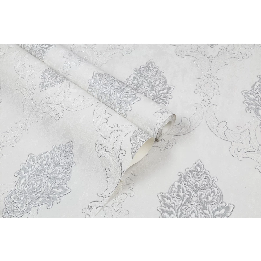 Обои флизелиновые Palitra Life Chantilly серые PL72078-14 1,06х10,05 м