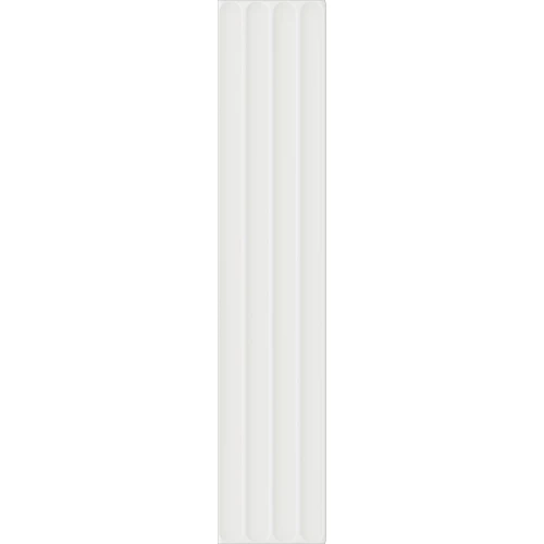 Плитка настенная DNA Tiles Plinto in white matt 54,2х10,7 см