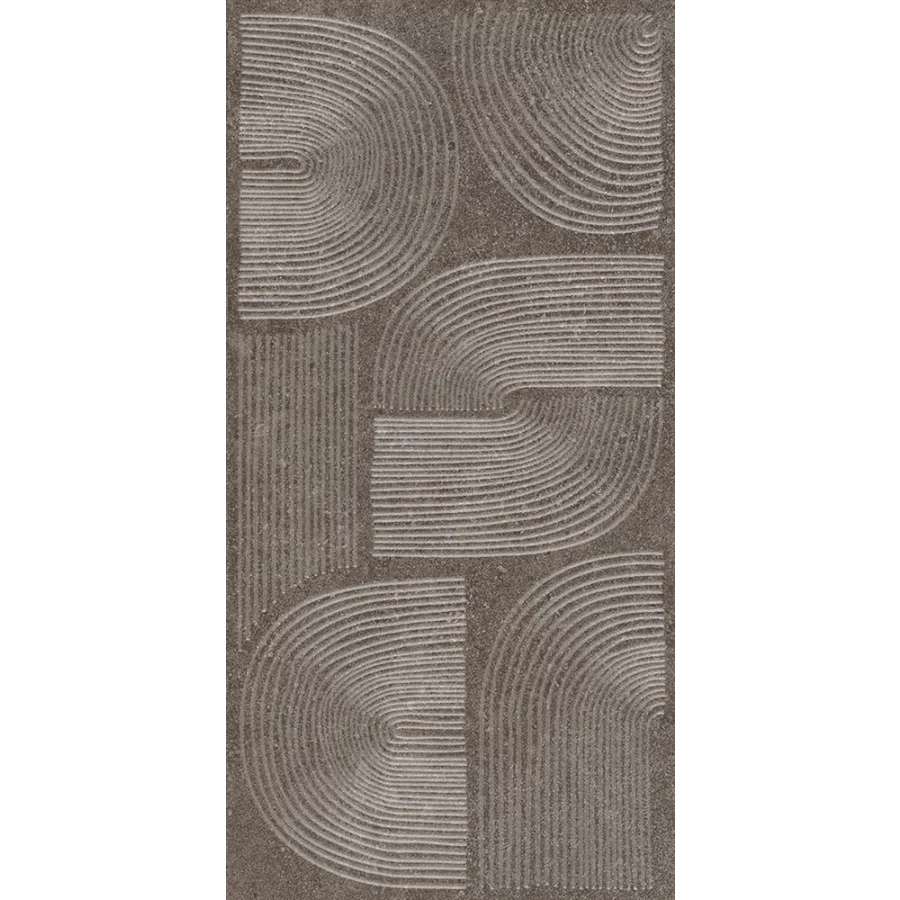 Декор Kerama Marazzi Руссильон обрезной матовый коричневый тёмный KMD3STA126BR 60x30 см