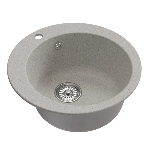 Мойкa MixLine ML-GM13 New круглая серая 310 551892 49.5 cм