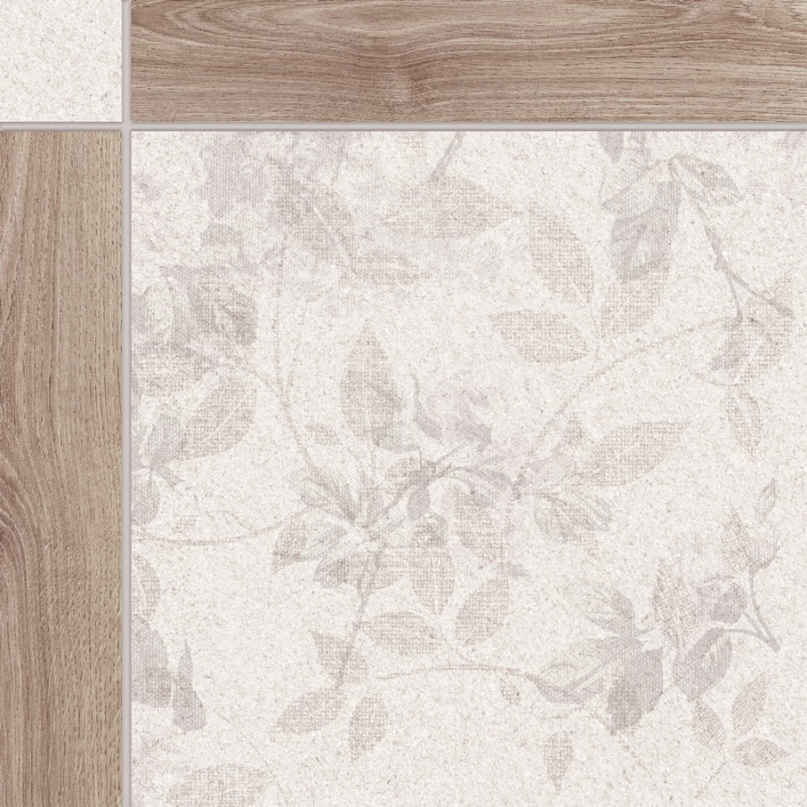 Керамогранит грес глазуированный Global Tile Driada GT Светло-бежевый GT404VGNG 41,2*41,2 см