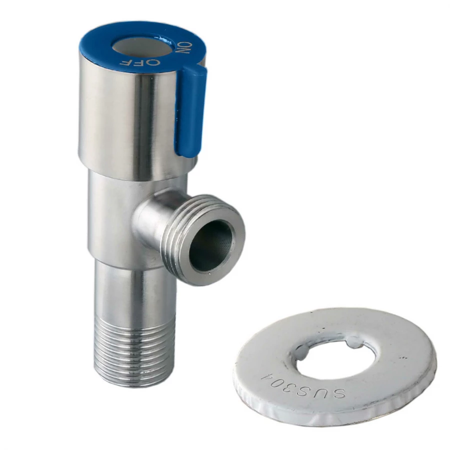 Кран угловой Fashun сатин A54897C