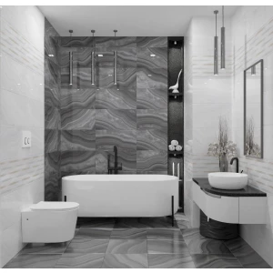 Плитка настенная Azori Acate Grey 00-00108399 63х31,5 см