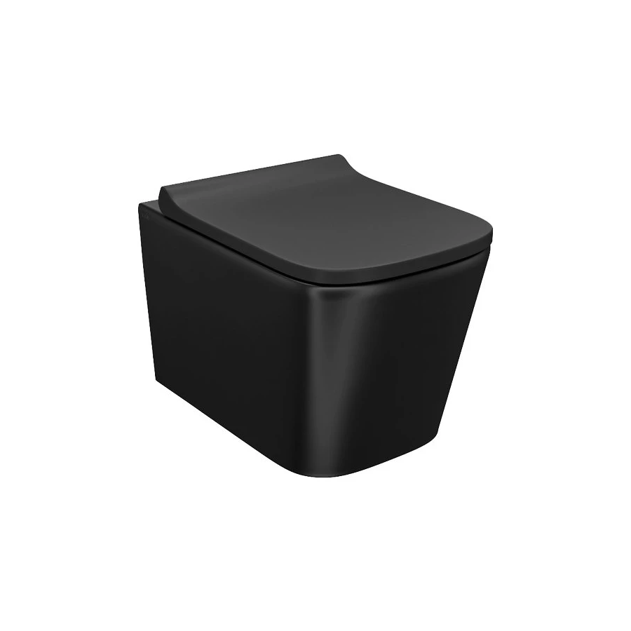 Унитаз подвесной Iddis Bild черный матовый BILR2BMi25