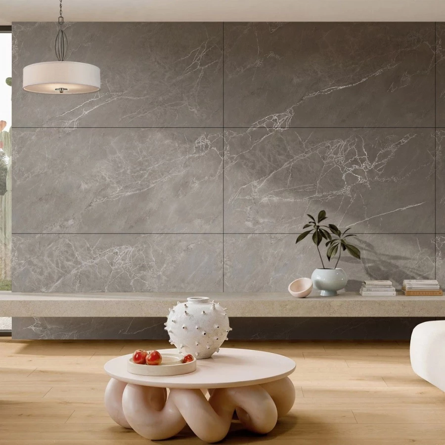 Керамогранит Neodom Stone Artistic Carving матовый серый N20645 160х80 см