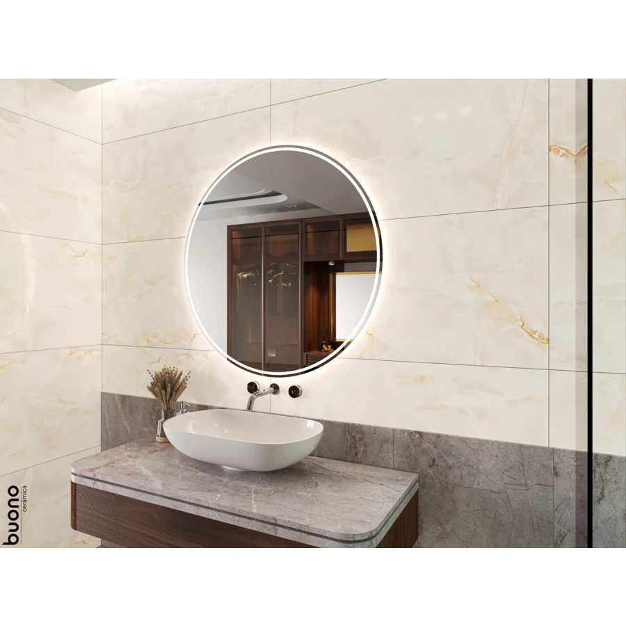 Керамогранит Buono Onice Perla Glossy бежевый O4450P 120х60 см