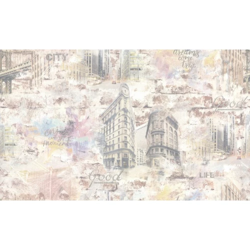 Обои флизелиновые Аспект Авеню бежевые 70482-54 1,06х10,05 м