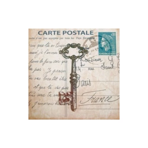 Декор Mosplitka Ключ белый 20х20 см