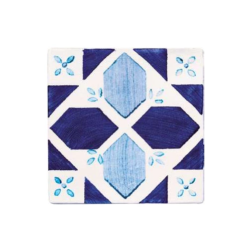 Декор Cevica Dec.Castellon Azul Prov.Blanco 11905 13х13