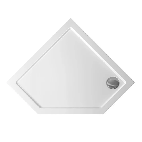 Акриловый душевой поддон Lavinia Boho Art 37081900 / 90*90*15 см, пятиугольный