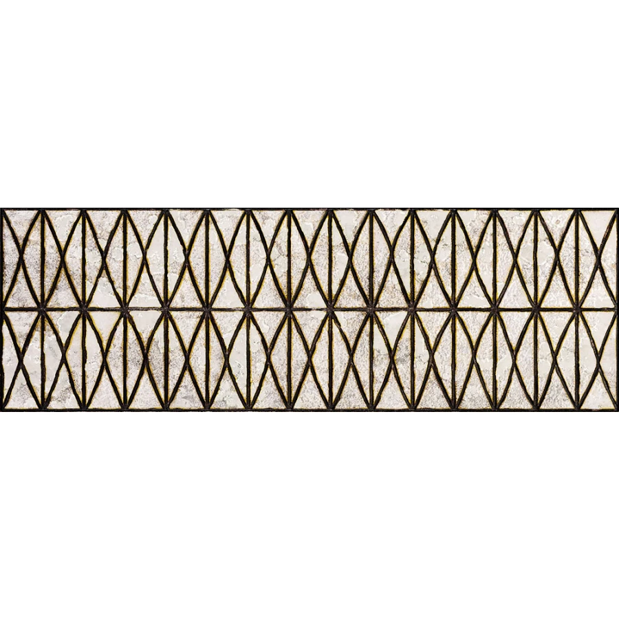 Плитка настенная Durstone Terme Decor Indus матовый серый 120х40 см