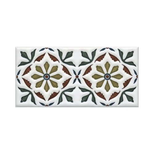 Декор Kerama Marazzi Клемансо орнамент STG\B618\16000 7,4х15 см