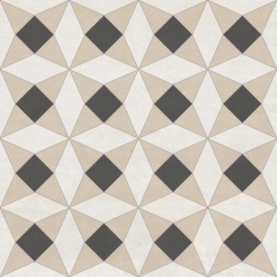 Керамогранит New Trend Design Art Mix 3 матовый многоцветный GP2020DMX11 20х20 см