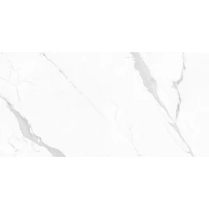 Керамогранит Cersanit Futura тонкий Deep Calacatta полированный белый ректификат A17127 120х60 см
