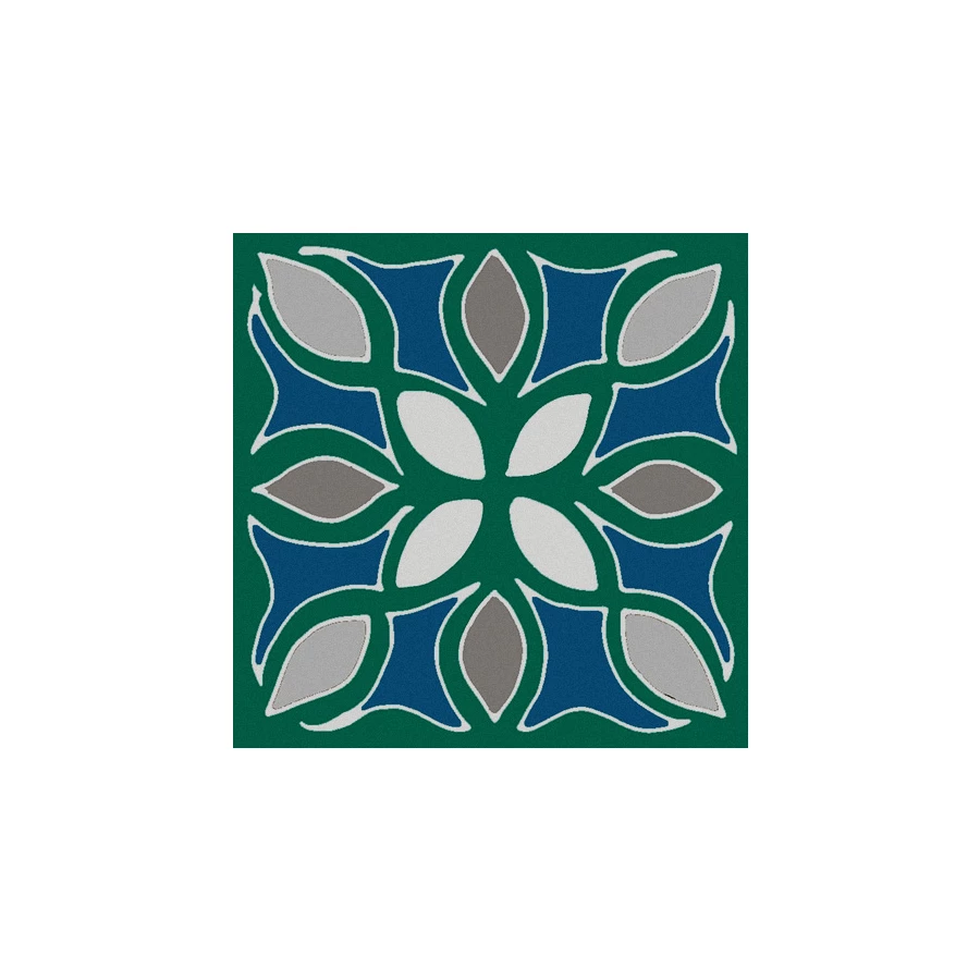 Вставка Kerama Marazzi Анвер 5 зеленый OS\B175\21052 4,85х4,85 см