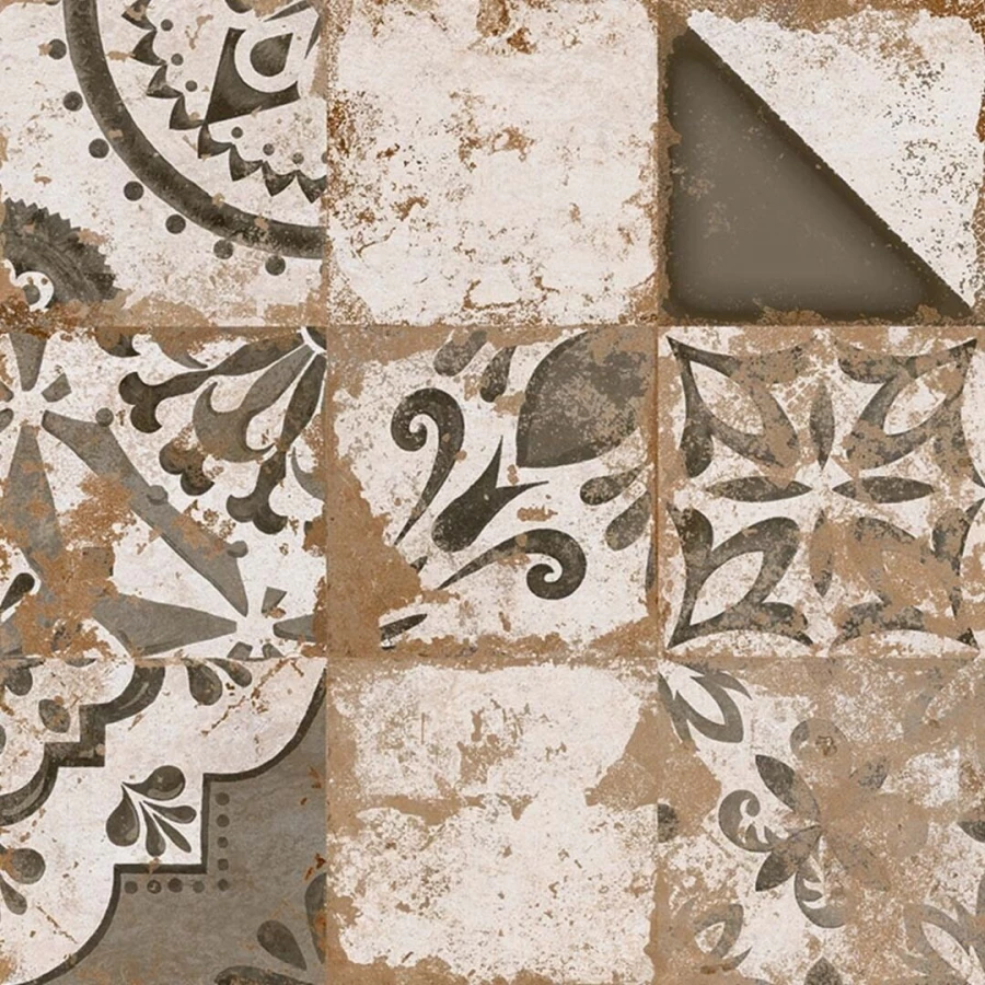 Керамогранит El Molino Memory 7 Gris Brillo матовый с блеском многоцветный 58х58 см