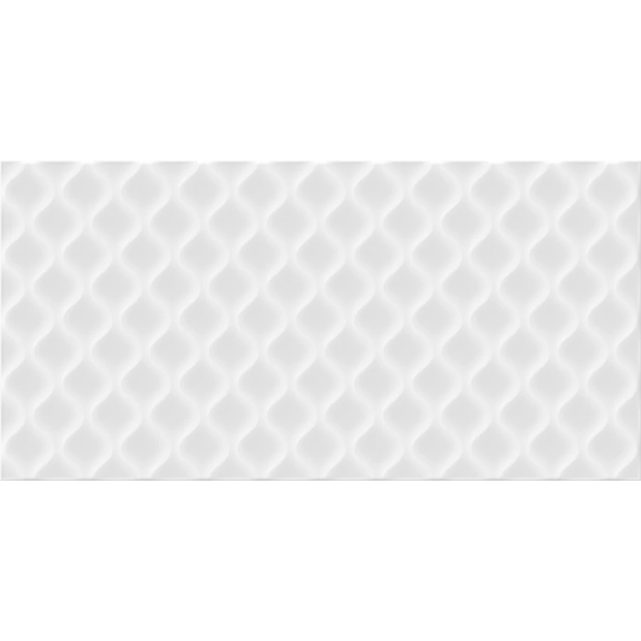 Облицовочная плитка Cersanit Deco DEL052 рельеф белый 59,8*29,8 см