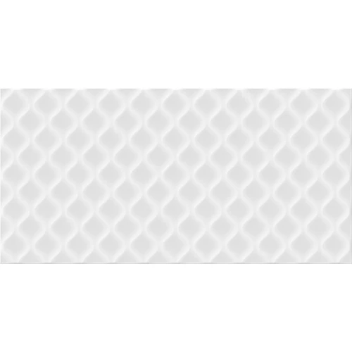 Облицовочная плитка Cersanit Deco DEL052 рельеф белый 59,8*29,8 см