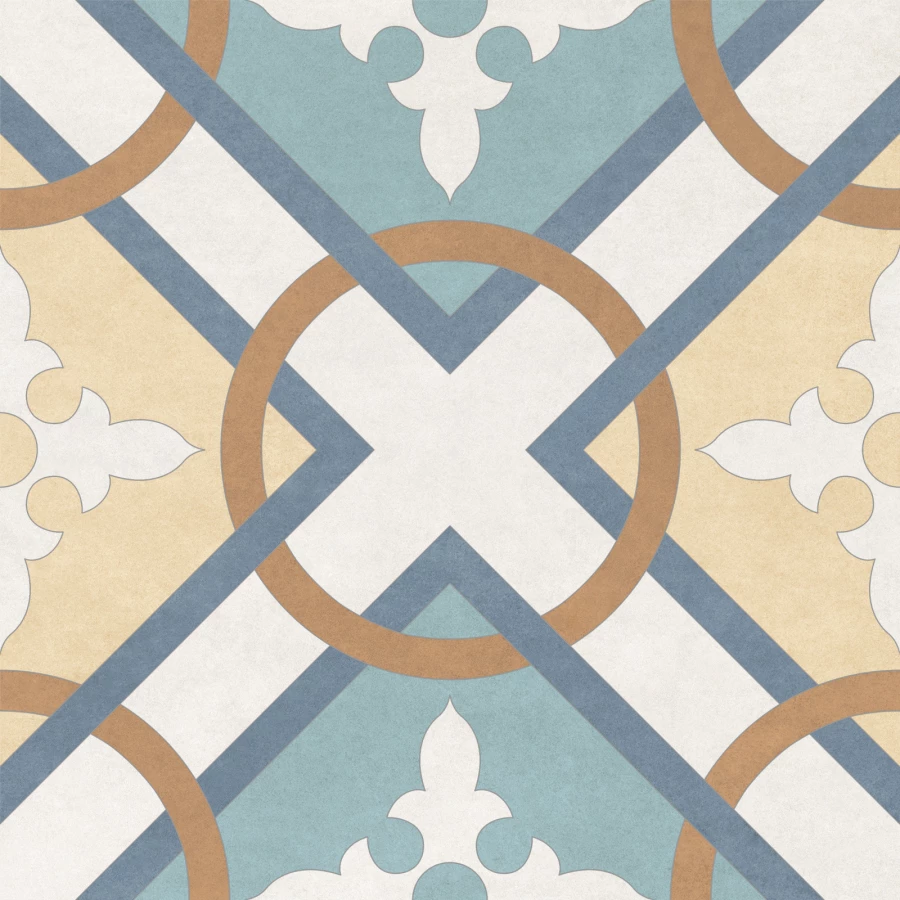 Керамогранит New Trend Design Art Mix 4 матовый многоцветный GP2020DMX55 20х20 см