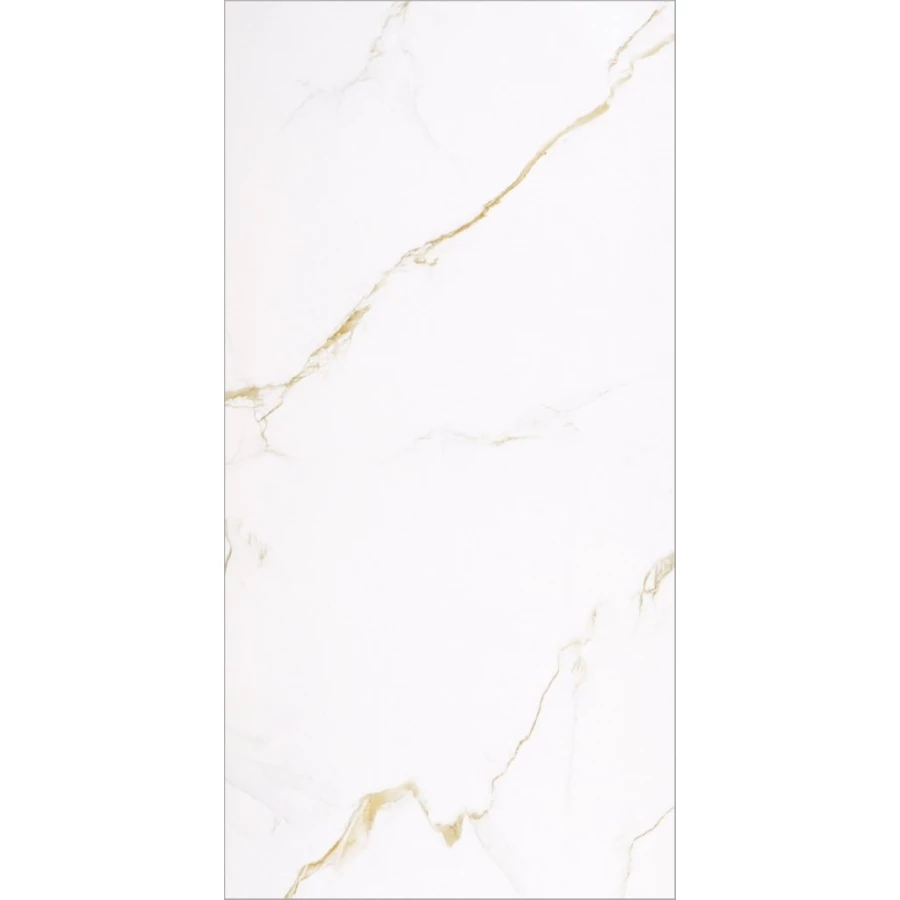 Керамогранит Bonaparte Golden Carrara Pol Rect белый 120х60 см