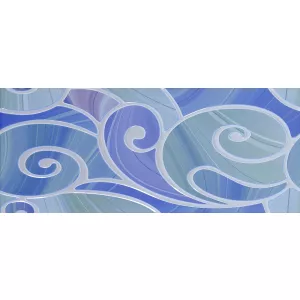 Декор Gracia Ceramica Arabeski blue decor 01 25х60 см