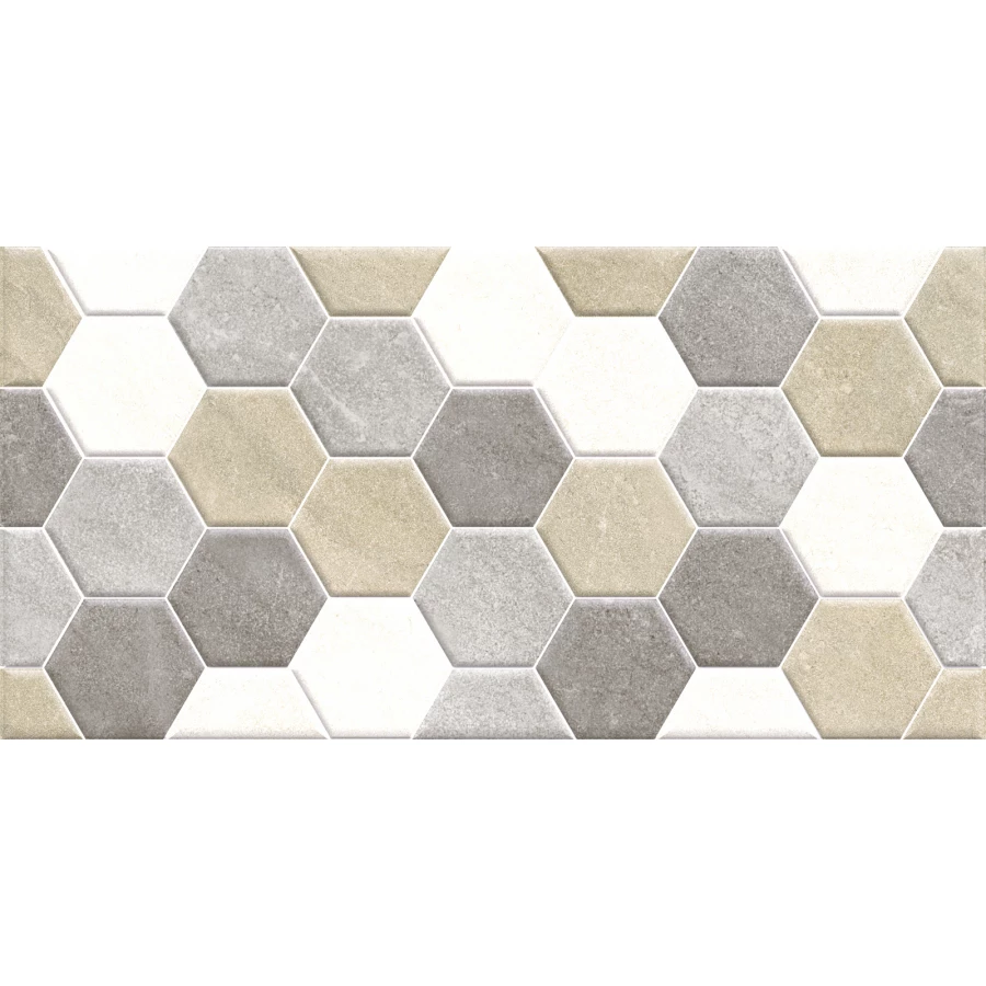 Плитка настенная ALMA Ceramica Savoy рельефная матовая многоцветная TWA3060SAV47 60х30 см