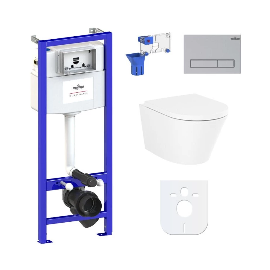 Унитаз Lavinia Boho Relfix Biore Rimless 87040099 (комплект 7 в 1)