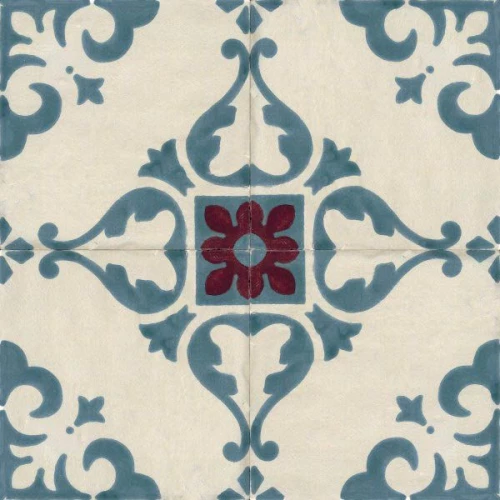 Пано Marca Corona Jolie Ivoire Petrole Trama 8328 комп 4шт 10х10 см